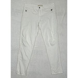 Zara Basic Denim Z1975 White Skinny Jeans Women’s 10 Stretchy Jeggings